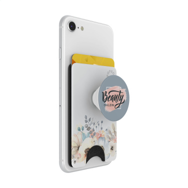 Logo trade promotional merchandise image of: PopSockets® PopWallet+ card holder with PopGrip